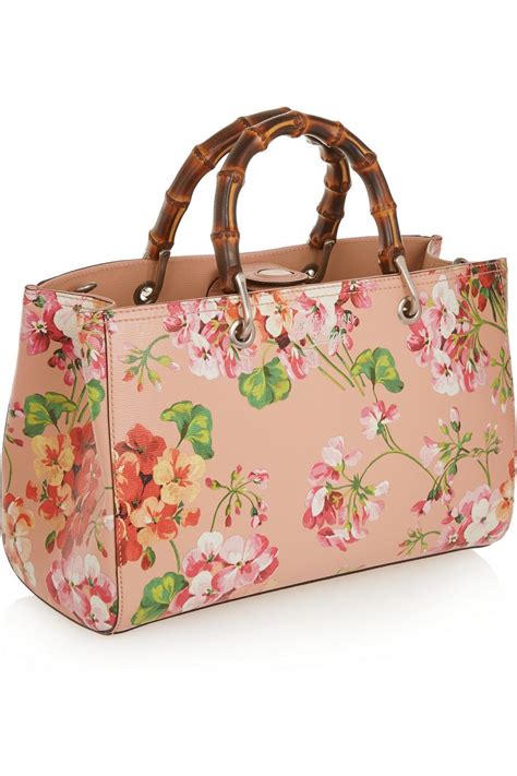 gucci flower purse|gucci bamboo shopper tote.